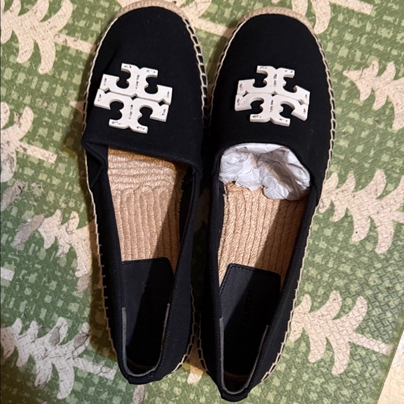 Tory Burch Black and Ivory Espadrilles - Picture 3 of 14